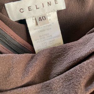 Celine silk halter dress